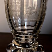 Граненый бокал ,бидермейер, середина 19-го века.