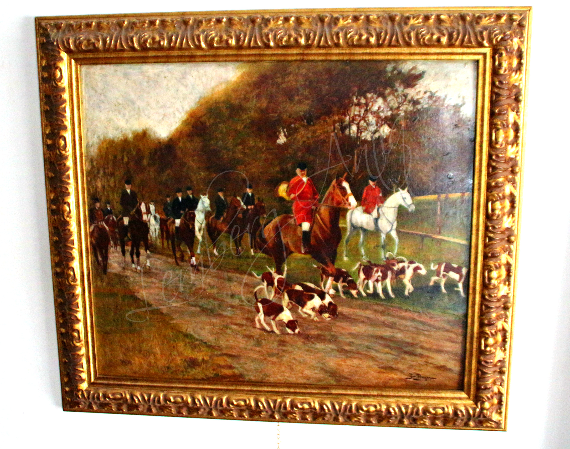 Художник Ян Бергер "Полювання"