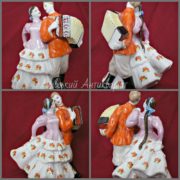 Гармоніст і дівчина «Уральская Кадриль» Дулево