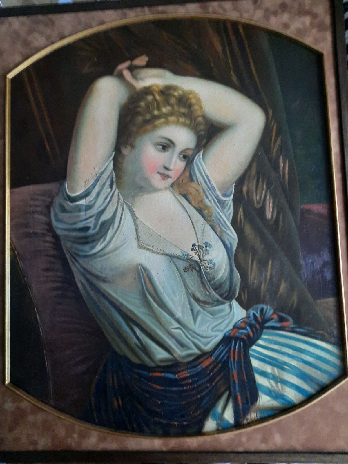 Старовинний жіночий портрет